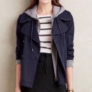 Hei Hei layered look hooded jacket